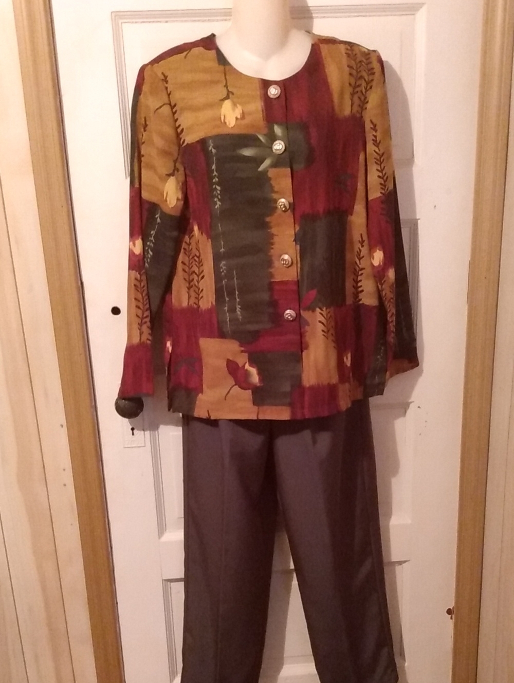 Maximalist Fall Autumn Palette Pantsuit